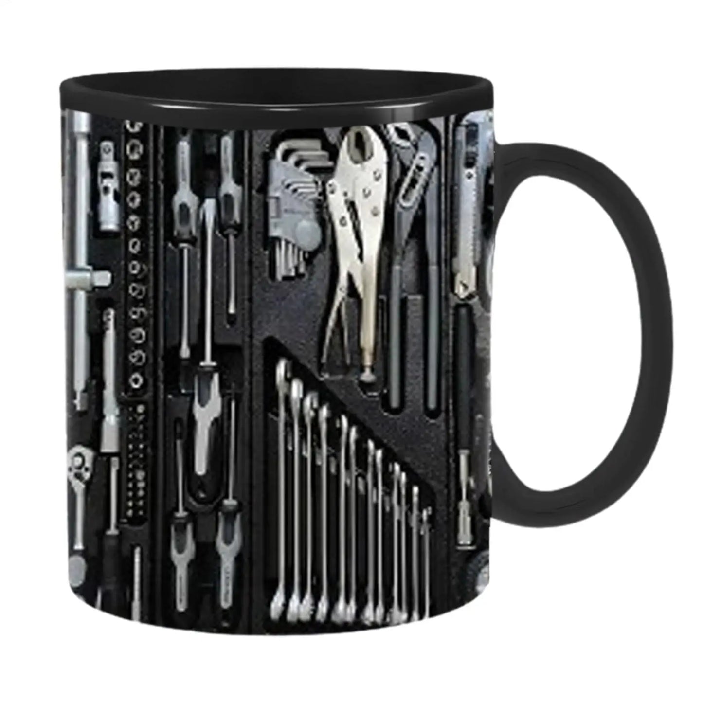 Mechanician Mug Funny Black Ceramic Mug For Coffee Large Tea And Coffee Cup Black Ceramic Mug For Whiskey Juice Wine Beer Soup