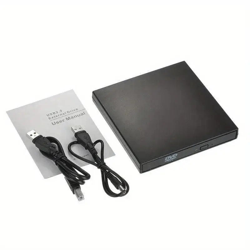 USB External CD DVD Reader CD/DVD Drive USB 2.0 External Disk Drive CD-ROM DVD-ROM Burner Player For Laptop Desktop DVD Burner