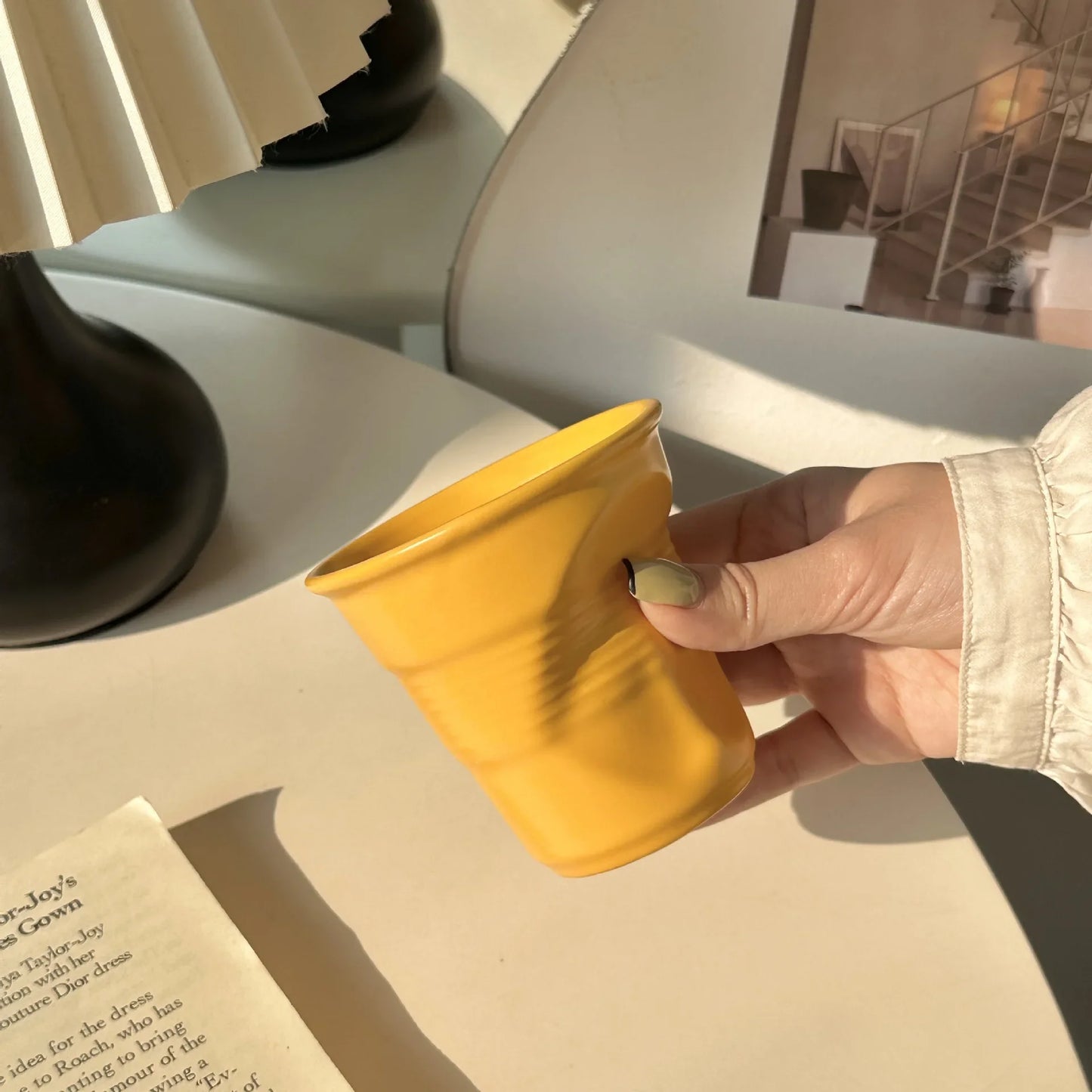 Irregular Ceramic Mug Hand-pinch Coffee Cup Mugs Funny Glass Drinking Glasses Kawaii Cup Cool Stuff Holiday Gift Cups and Mugs