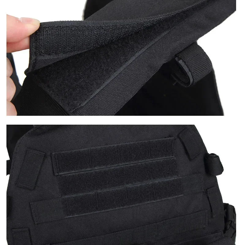 6094 Military Tactical Vest Body Armor Combat Army CS Gear Hunting Plate Carrier Airsoft Accessories Wargame Pouch Molle Vest