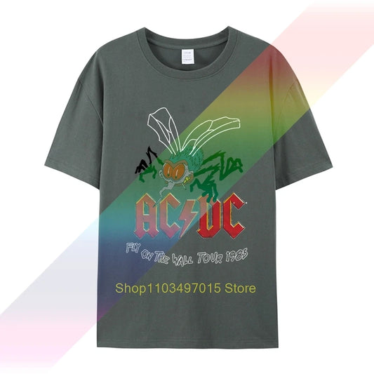 T Shirt AC and DC Fly On The Wall Tour  Size S  New  Official merchandising