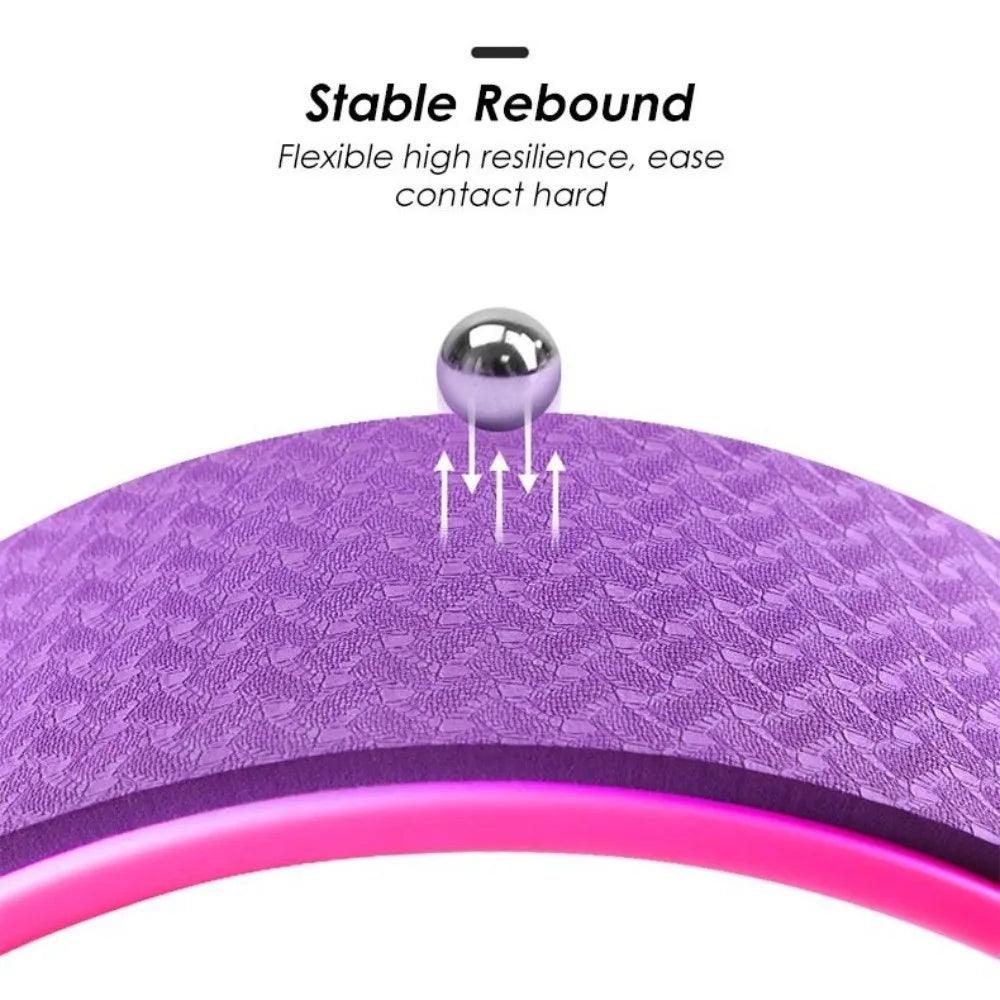 Muscle Massage Yoga Wheel Back Training Multi-Functional Back Training Roller Waist Training Training Tool Fitness Circle