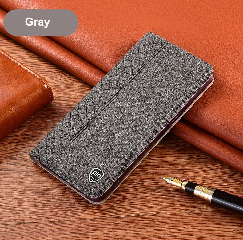 Luxury Cloth Leather Magnetic Flip Phone Case For XiaoMi Mi Mix 2 2s 3 4 Mi Max 2 3 4 Pro With Kickstand Cover