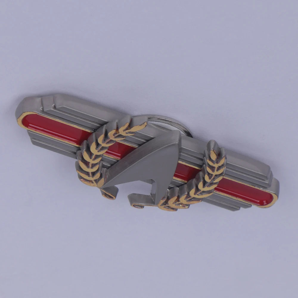 Star Red Grey Pin reks Captain Picard Season 2 Magnet Pin Brooches Badge Star Accessories reks Badge Metal