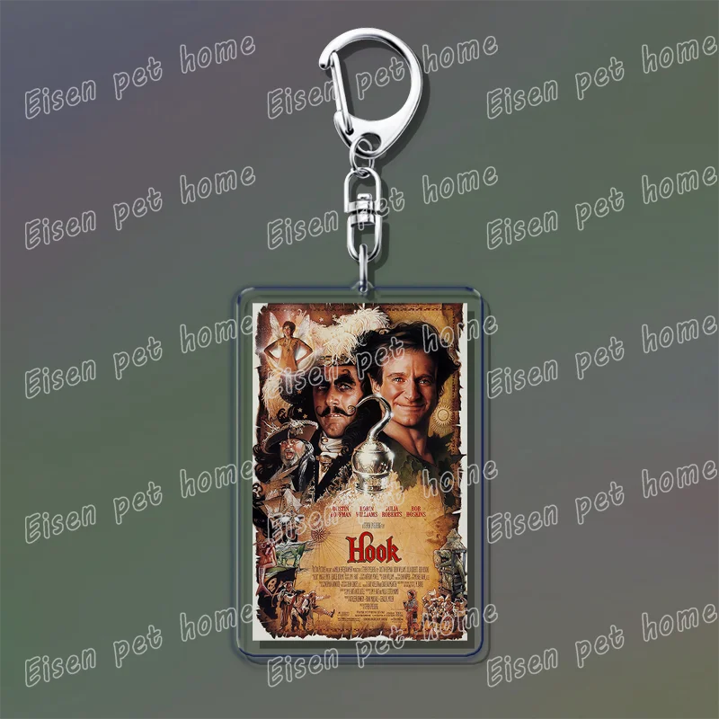Popular Classic Movies Keychains for Accessories Bag Jaws Fight Club Avatar Films Pendant Key Chains Keyrings Jewelry Fans Gifts