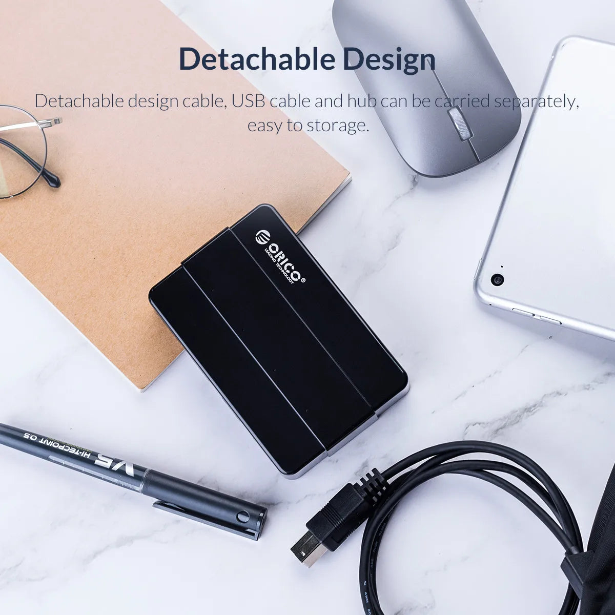 ORICO 4 7 Ports USB 3.0 High Speed Hub with 12V Power Adapter USB Splitter OTG Adapter for Desktop Laptop Computer Accessories