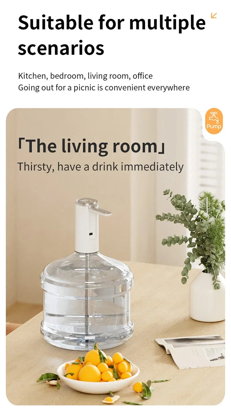 Xiaomi Automatic Water Dispenser Bottled Water Red Wine Pumping Water Electric Pump Bottle Charging Press Dispenser MIJIA NEW