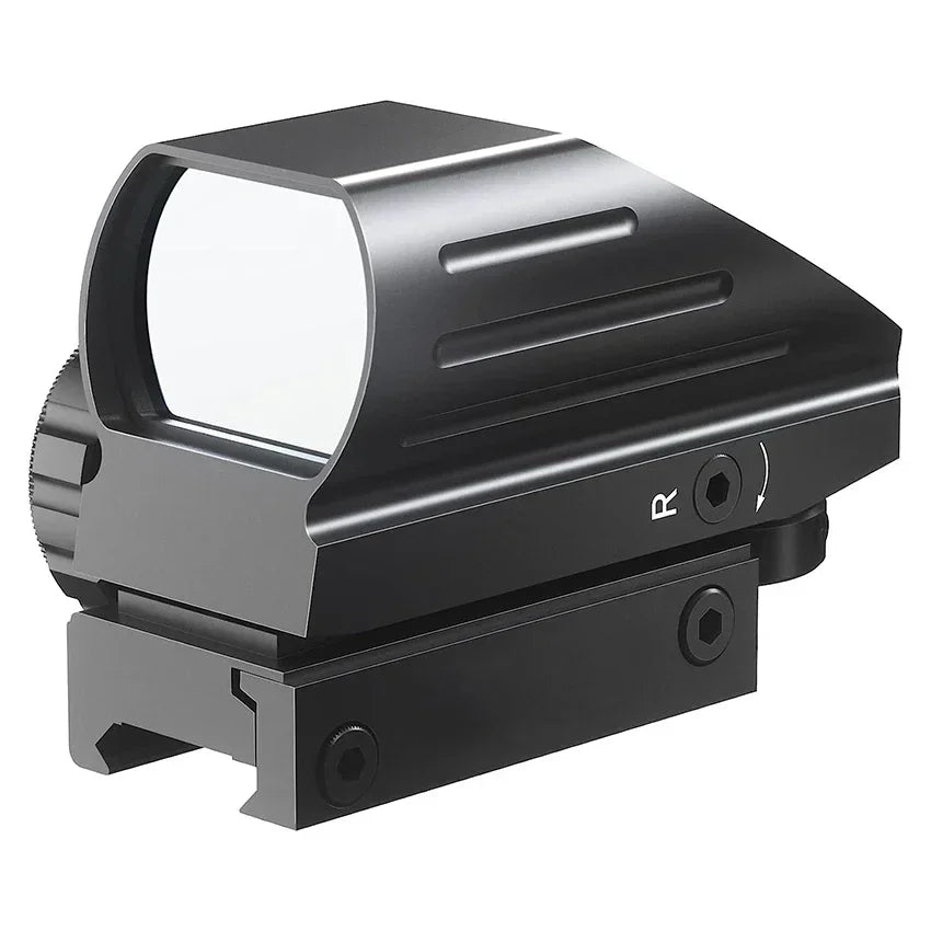 Tactical Reflex Sight Riflescope Red Green Laser Scope 4 Reticle Projected Dot Sight Scope Hunting Optics for 20mm Rail