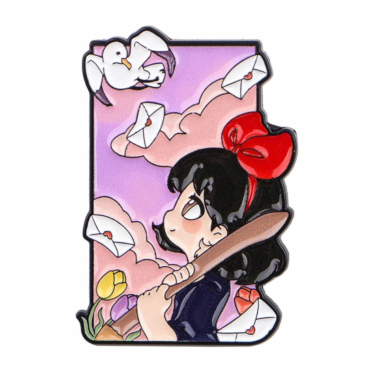 Japanese Anime Movie Enamel Pins Cartoon Girls Cats Brooch Lapel Pin Badge on Backpack Clothing Accessories Fashion Jewelry Gift