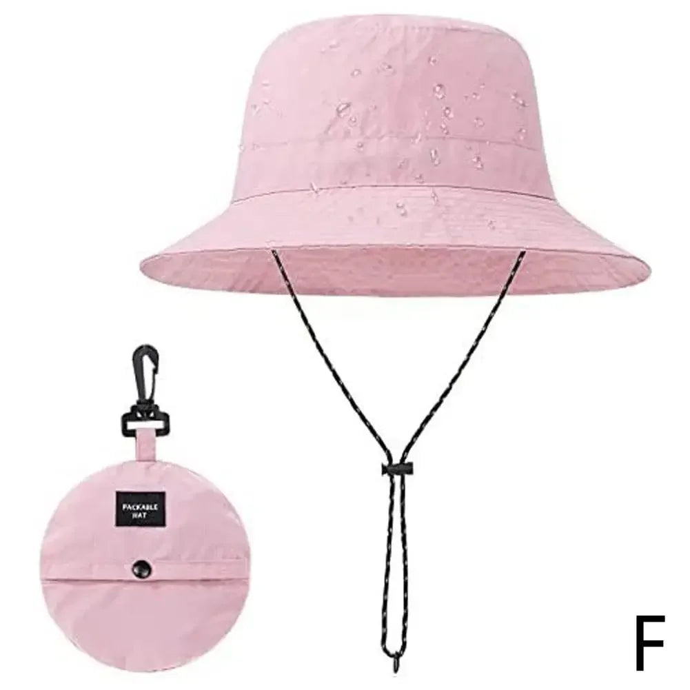 Waterproof Fisherman Hat Women Summer Sun Anti-UV Protection Camping Hiking Mountaineering Caps Men's Panama Bucket Outdoor Hat