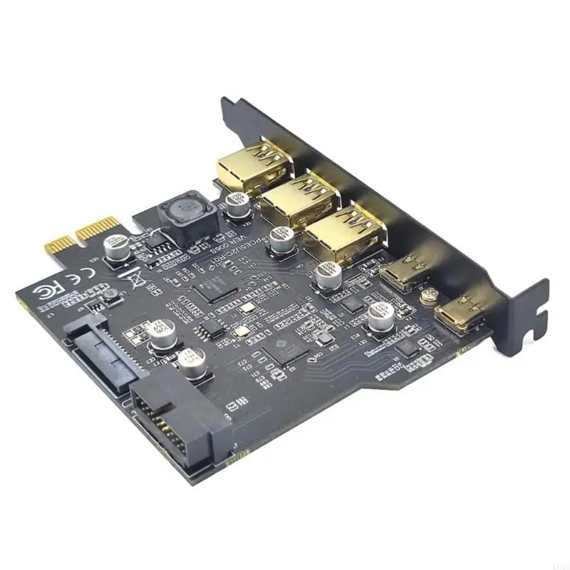 Type C USB 3.2 Gen1 PCIE Card Hub USB 3.0 PCI Express Board PCI-E PCI E USB 3 Adapter Multiplier USB3 3.1 Controller