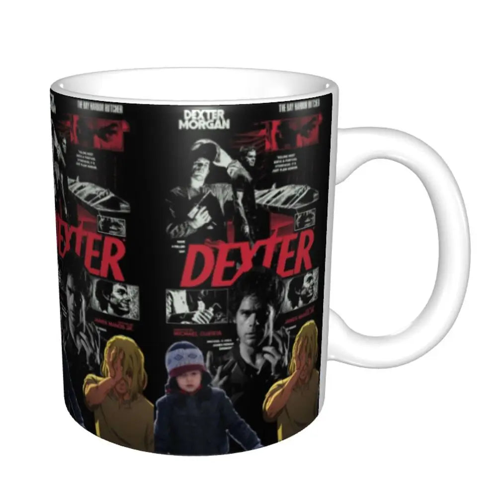 Customized Dexter Morgan Mugs DIY Movie Ceramic Milk Tea Coffee Cup