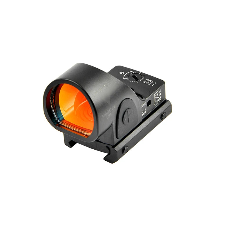 Airsoft-Tactical S-R-O Red Dot Sight, Super Bright, Can Be Used under Strong Light Environment, Small Parallex Clear Lens