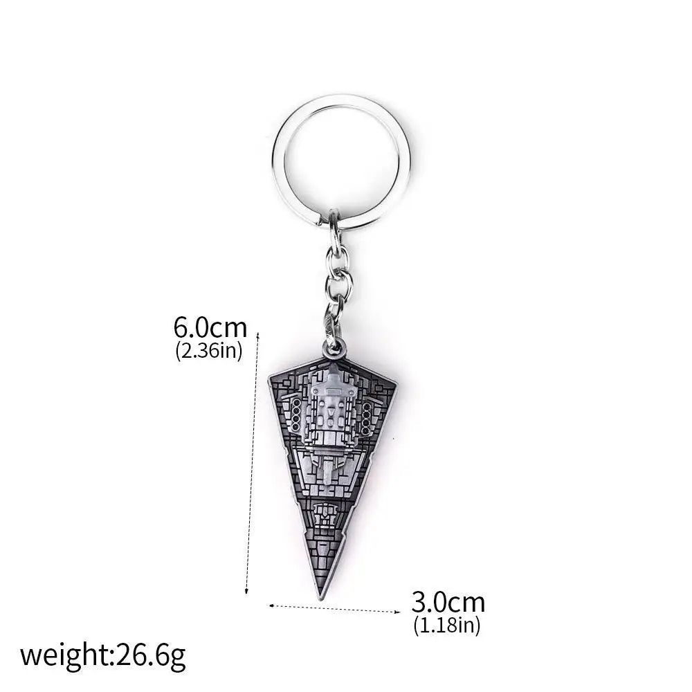 Star Wars Keychain Cartoon Millennium Falcon Spaceship Keyring Pendant Metal Bottle Opener Accessories Fans Gifts Toy