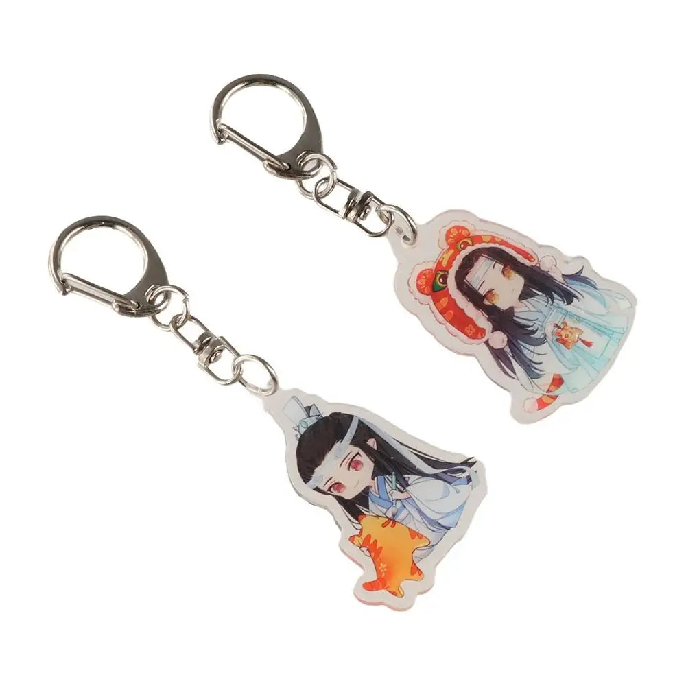 Mo Dao Zu Shi Mo Dao Zu Shi Keychain Wei Wuxian Anime BL Anime Acrylic Keyring Lan Wangji Cartoon