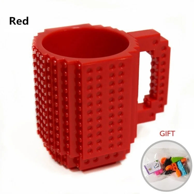 Creative Build-on Brick Mug Cups Building Blocks Design Birthday Gifts Personalized Decorations