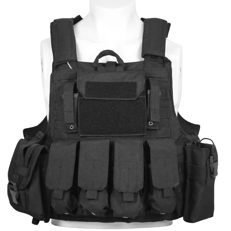 Tactical Vest Outdoor Body Armor Combat  Hunting Plate Carrier Molle Vest  Airsoft Training Protective Vests