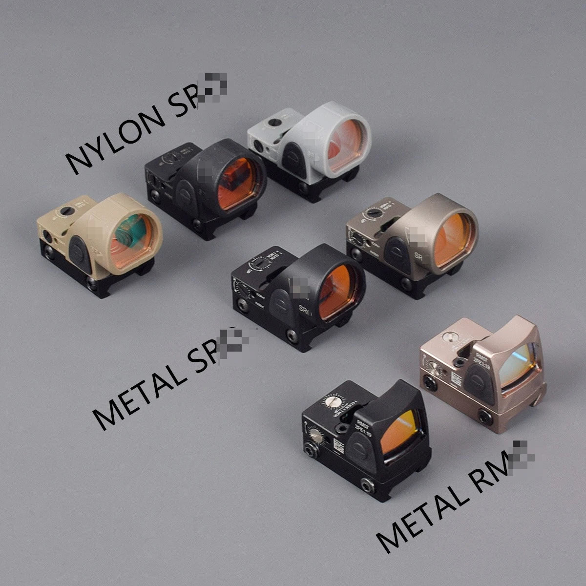 LAMBUL RM Red Dot Sight Metal Version SR MR Tactical Reflection Micro Pistol Tactical Optics Riflescope 20mmRail RMT Rifle Sight