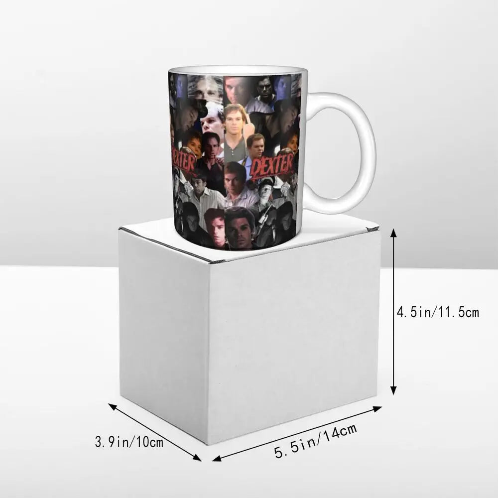 Customized Dexter Morgan Mugs DIY Movie Ceramic Milk Tea Coffee Cup