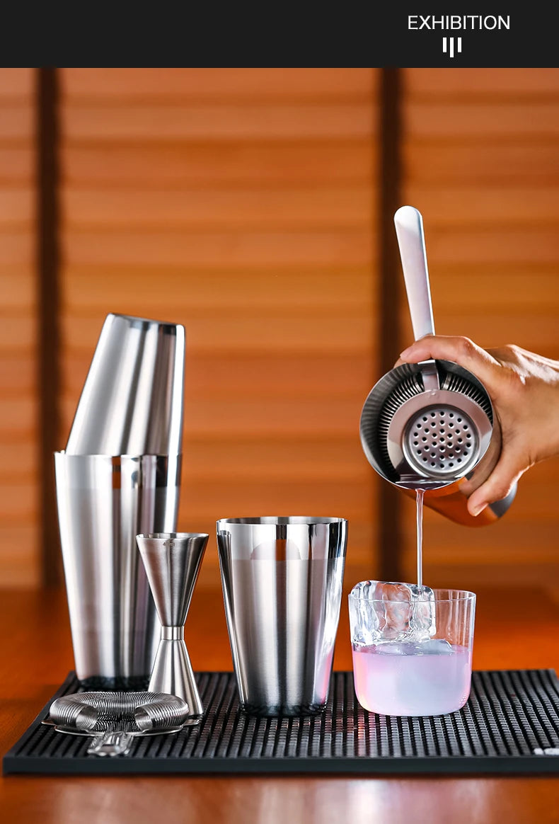 CRISON SK001 Professional Boston Shaker Two Piece Blender Bar Tool for Bartenders cocktail shaker