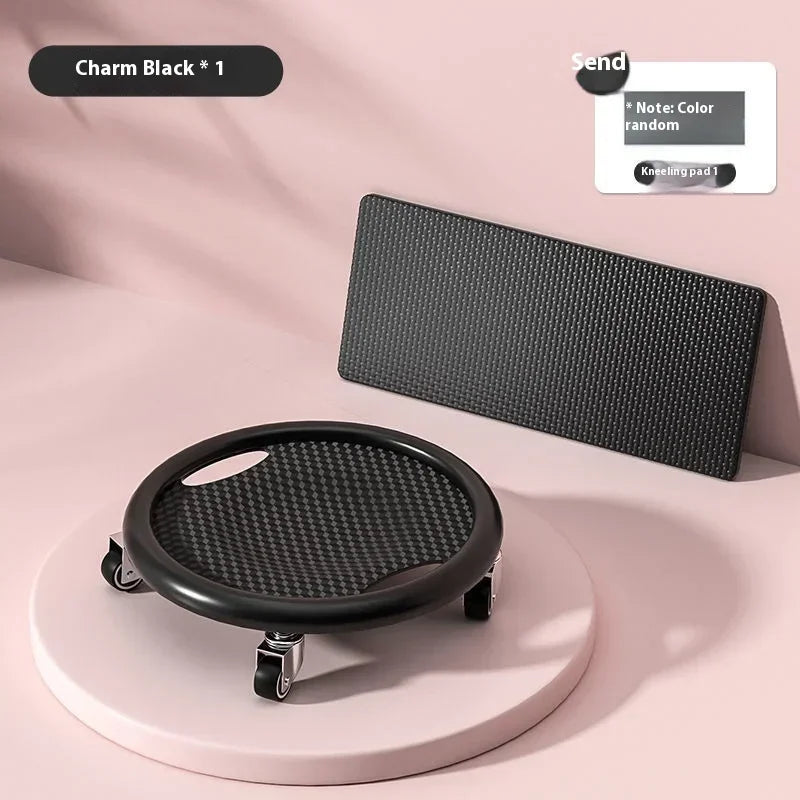 Abdominal Wheel Roller Abs Trainer Home Fitness Equipment Accessories Abdominal Waist Exerciser Bodybuilding Mute Sliding Plate