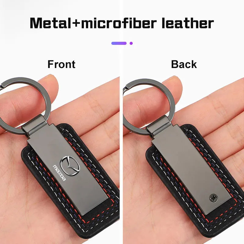 Car Keychain Keyring Pendant Accessories For Mazda 2 3 5 6 Atenza Axela Demio CX3 CX-5 CX5 CX7 MP MS RX8 Metal Emblem Keychain