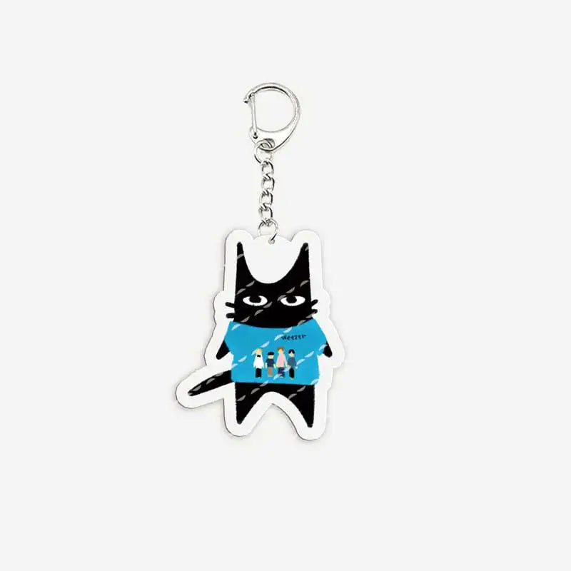 Rock Band Weezer Keychains for Accessories Bag Acrylic pat mikey matt brian Charm Keyrings Chains Jewelry Friends FANS Gifts