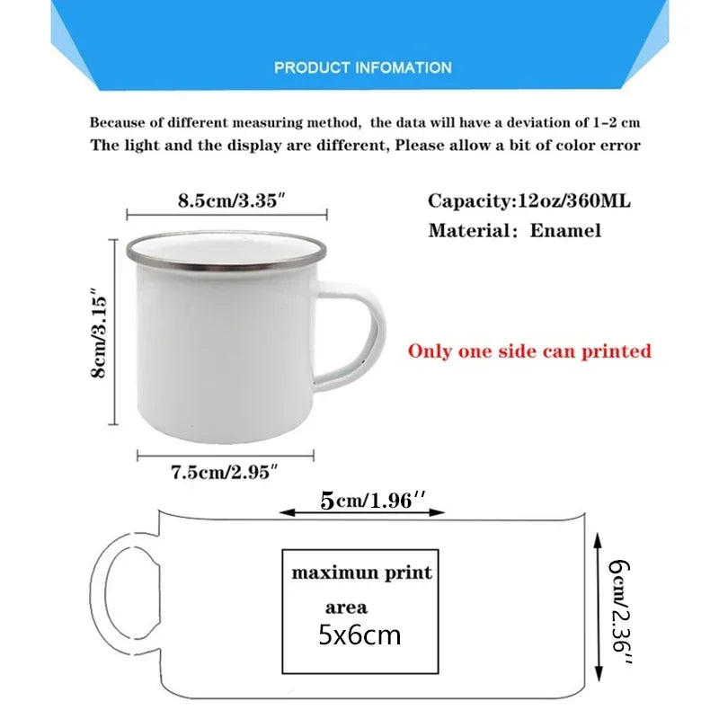 Personlised Mug Creative Coffee Cups Teacher Life Drinks Water Enamel Cup Handle Drinkware Teacher's Day Thanks Gift for Teacher