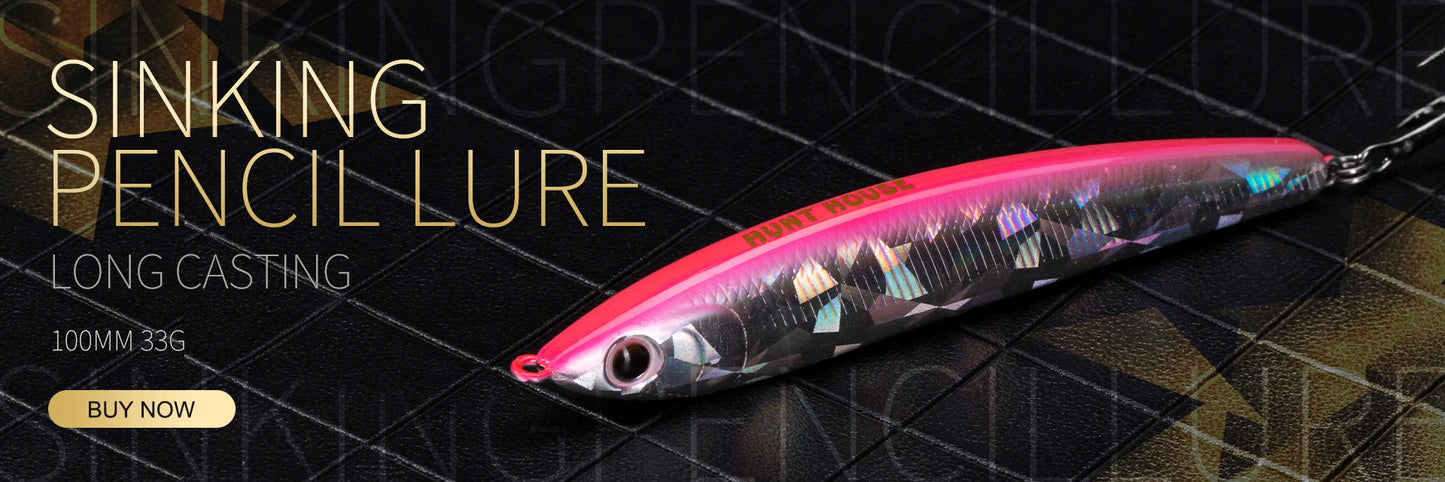 Hunthouse Violent tail 2.0 Jigging Lure Spoon Skining Bait Tackle Artificial 10g 18g 24g For Fishing Lure Pike Trout Tackle