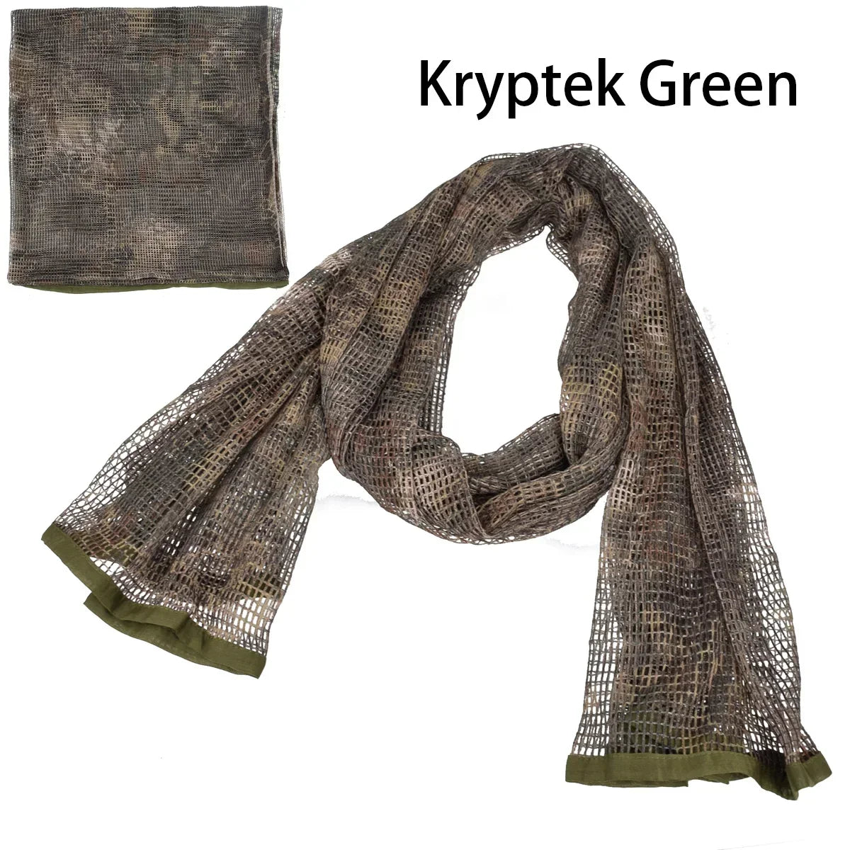 Tactical Camouflage Netting Mesh Net Camo Scarf for Outdoor Sport Hunting Shooting Wild Photography Sniper Camo Mesh Scarves