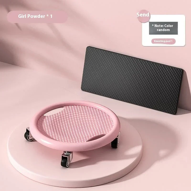 Abdominal Wheel Roller Abs Trainer Home Fitness Equipment Accessories Abdominal Waist Exerciser Bodybuilding Mute Sliding Plate