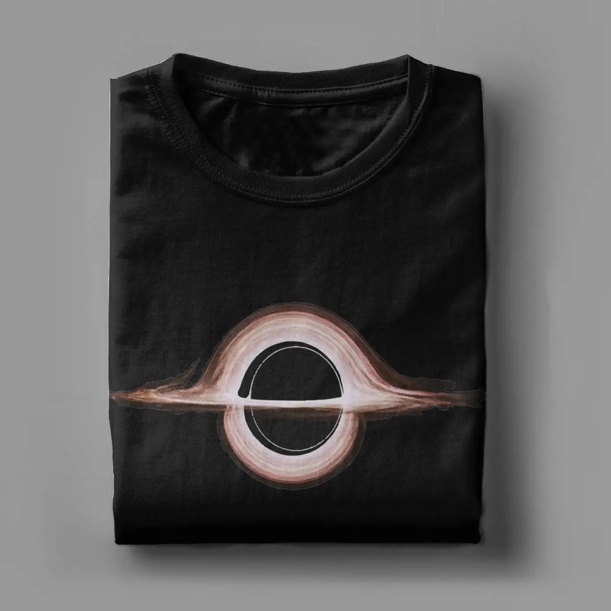 Men Black Hole Interstellar Movie T Shirts 100% Cotton Clothes Funny Short Sleeve O Neck Tee Shirt 6XL T-Shirts