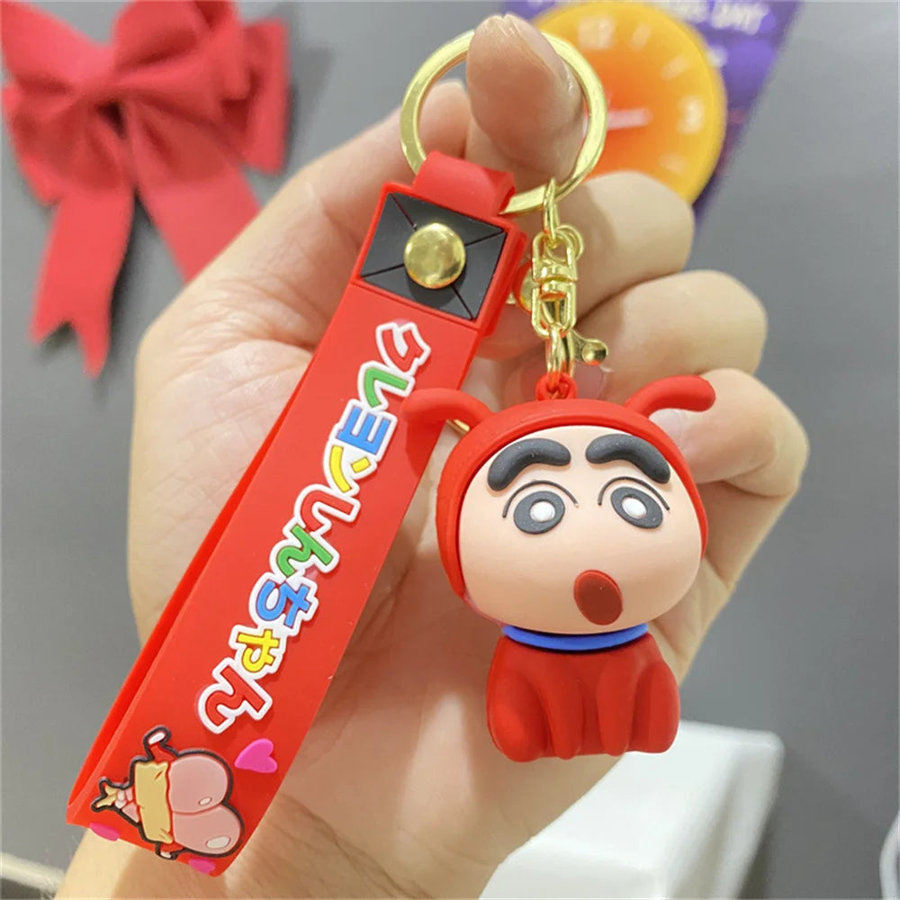 Fun Cute Cartoon characters Keychain Cute Doll Pendant Car Key Ring Ornaments Accessories Jewelry Gifts for Friends