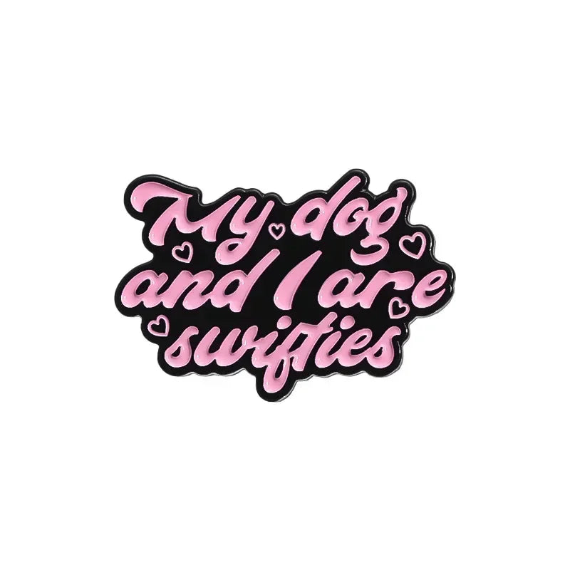 Pop Music Singer Lyrical Music Lyrics Enamel Pin In My Tortured Poet Creative Custom Brooch Lapel Badge Jewelry Gift For Friend