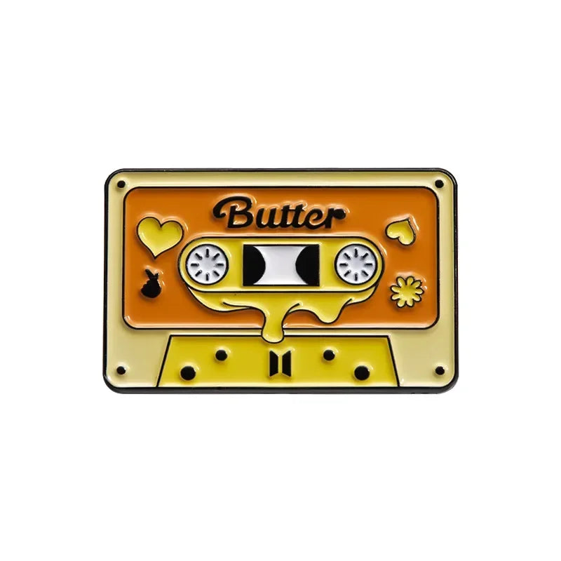 Cartoon Punk Pin Games Console Shape Tape Enamel Pins Funny Creative Energy Brooches Lapel Badge Clothing BackpackShirt  Jewelry