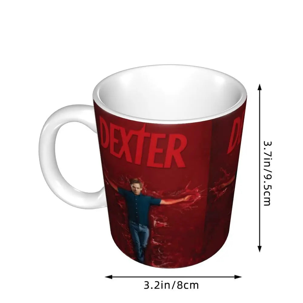 Customized Dexter Morgan Mugs DIY Movie Ceramic Milk Tea Coffee Cup