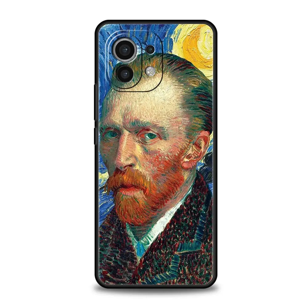 Mona Lisa Van gogh Oil Painting Art Case For Xiaomi 13 12 11 Lite 12T 11T 10T 9T Mi Poco X5 M4 M3 X4 X3 Pro F5 F4 F3 GT 5G Cover