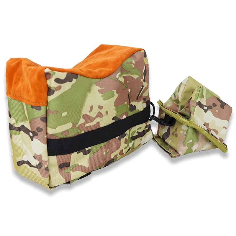Tactical Sniper Shooting Gun Rest Bag Set Front & Rear Rifle Target Bench Unfilled Stand Support Sandbag Hunting Accessories Bag