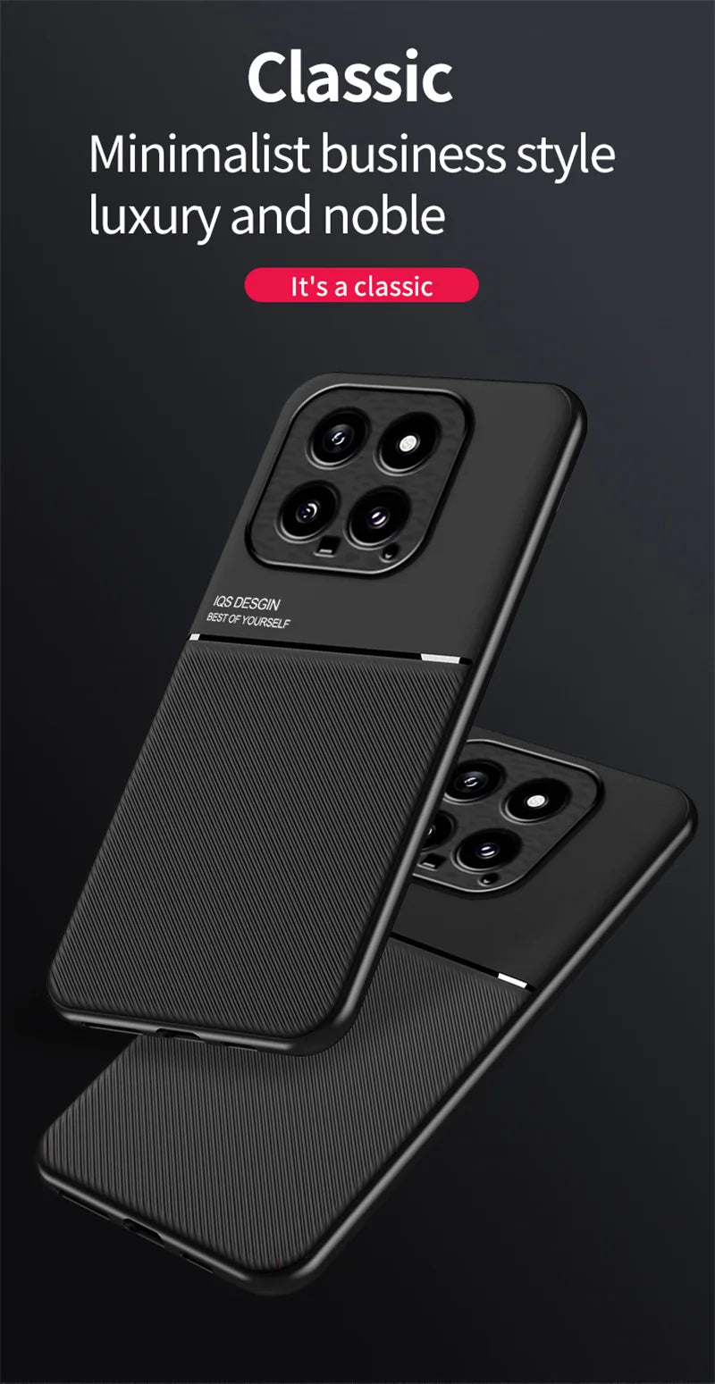 Rugged Non-Slip Case for Xiaomi 15T 14T 14 Ultra 13T Pro 13 Lite 12 12T 11T Cover With Car Magnetic Holder Coque Fundas Capa