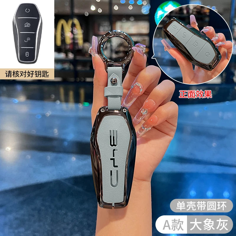 Car Accessories Key Case Holder Cover Buckle For BYD Atto 3 Han EV Dolphin Durable Second Song Pro Tang Dm QIn PLUS MAX Yuan