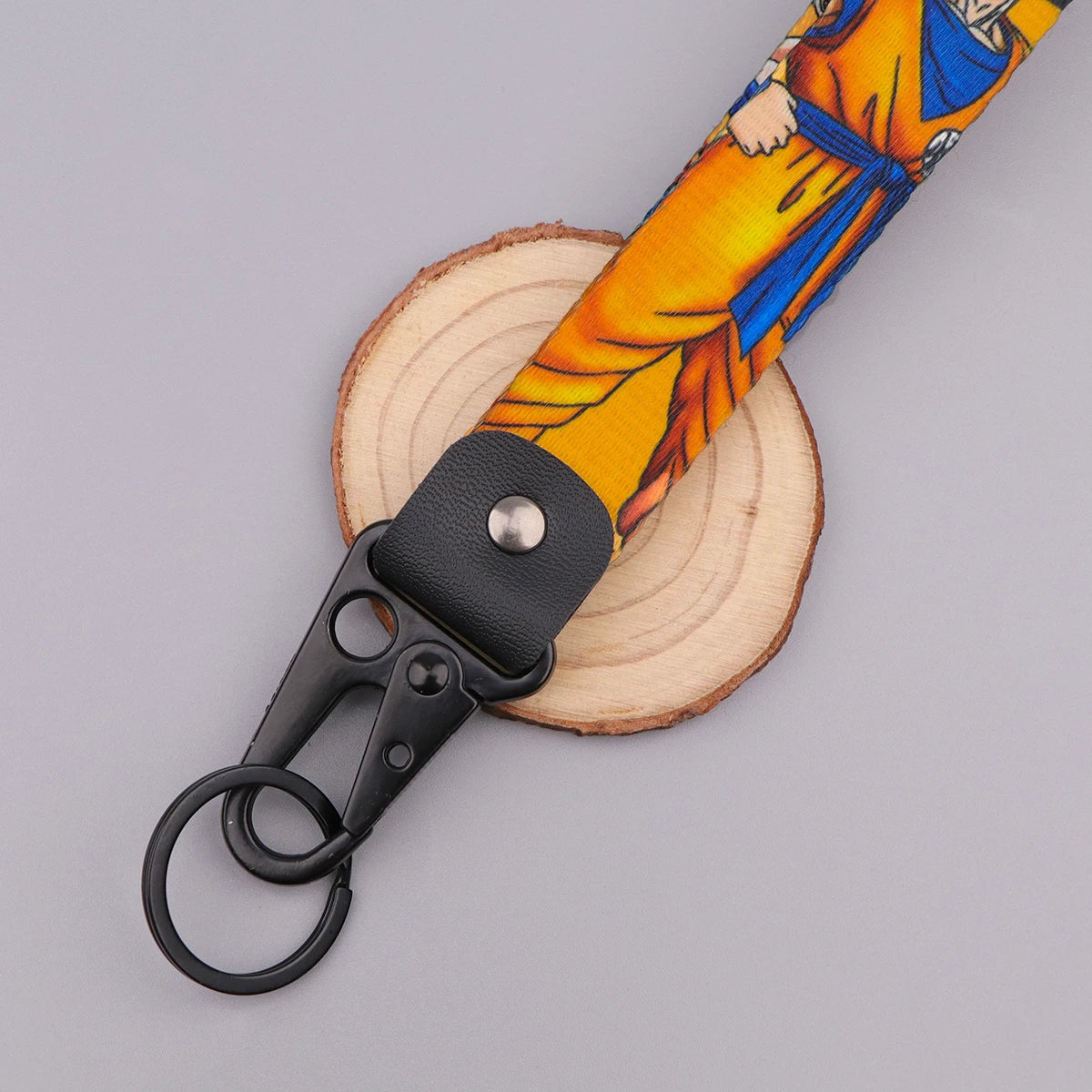 Anime Keychain For Car Motorcycle Cool Boy Short Lanyard Wrist Strap Key Holder Cosplay Accessories Toys Gifts