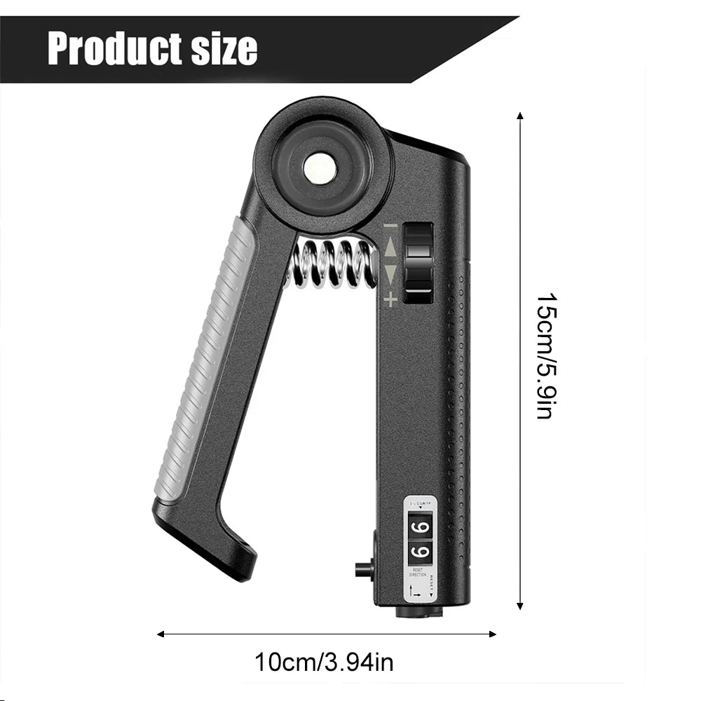 ﻿ Grip Strength Trainer Forearm Strengthener Anti Slip Grip Exerciser Trainer Adjustable Resistance for Gym Fitness
