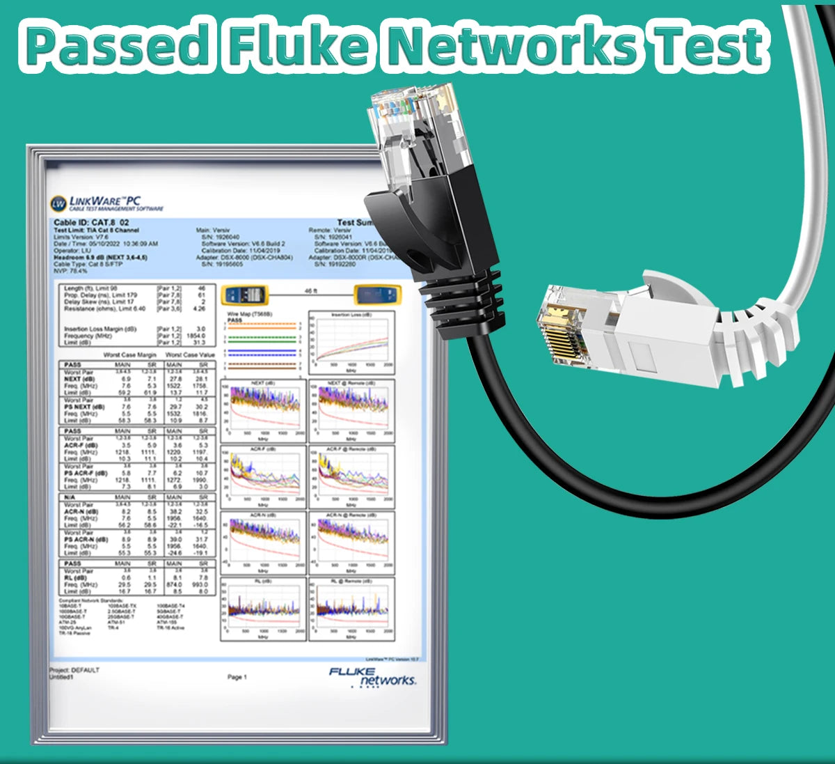 CAT6a Ethernet Cable ugreen 10Gbps/600MHz Shielded RJ45 Network Cable for Gaming/PC/PS5/Xbox/CCTV 100% Pure Copper