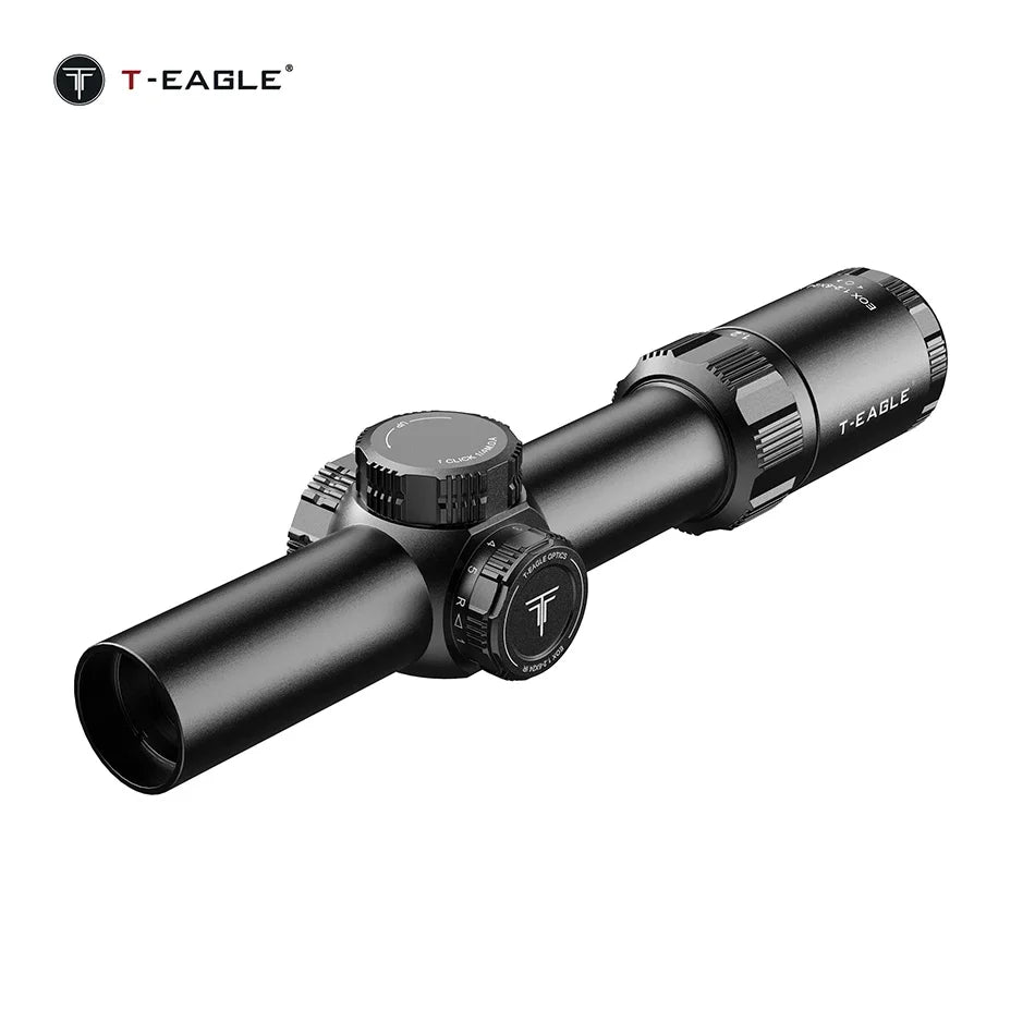 T-EAGLE EOX 1.2-6X24 IR Tactical Riflescope Hunting Spotting Rifle Scope Optical Collimator Air Gun Airsoft PCP Sight