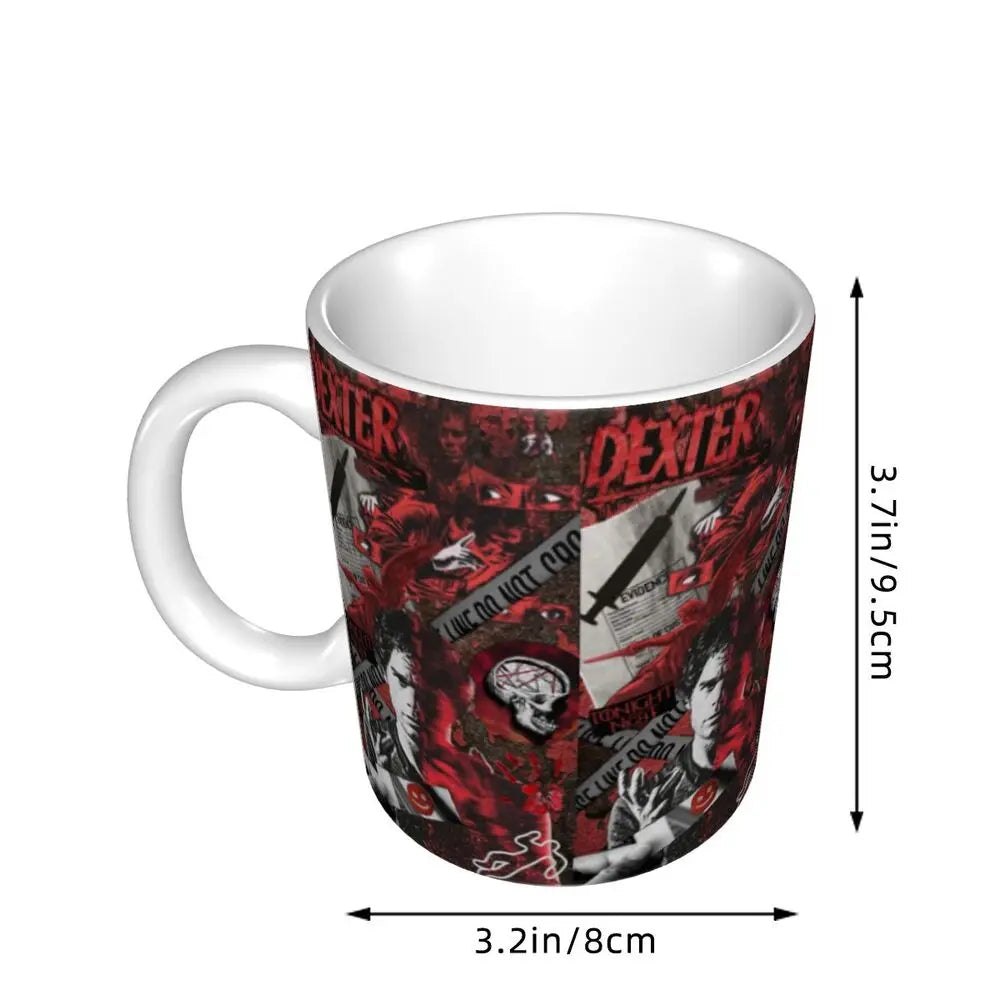 Customized Dexter Morgan Mugs DIY Movie Ceramic Milk Tea Coffee Cup