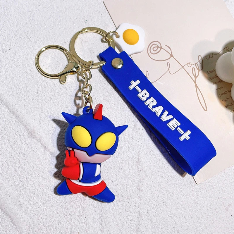 PVC  Keychain Cartoon Anime Cosplay Accessory Gift for Bag Decor