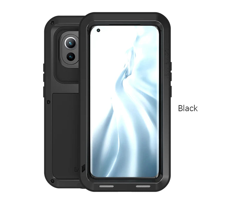 Love Mei Aluminum Metal Case For Xiaomi Mi 14 13 11 10 Pro Mi11 Cover Powerful Armor Shockproof Life Waterproof Case Capa Funda