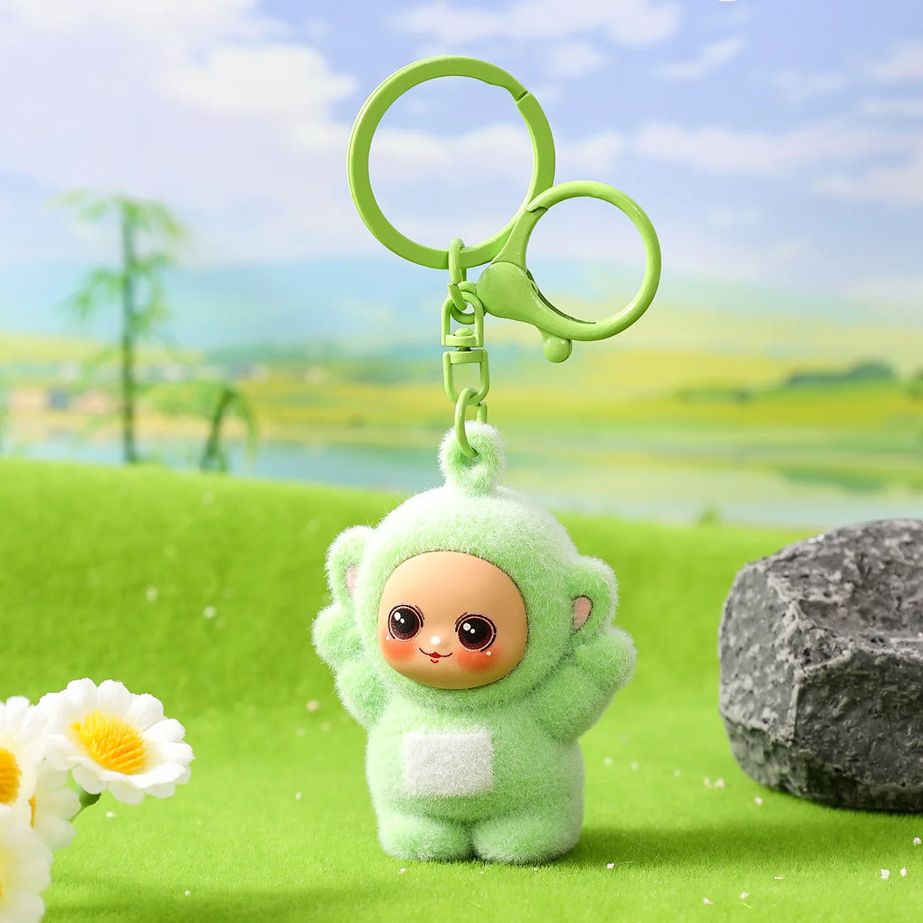 Four Color Cute Doll Series Cartoon Keychains Trendy Small Pendants Cute Gifts Couple Schoolbag Accessories