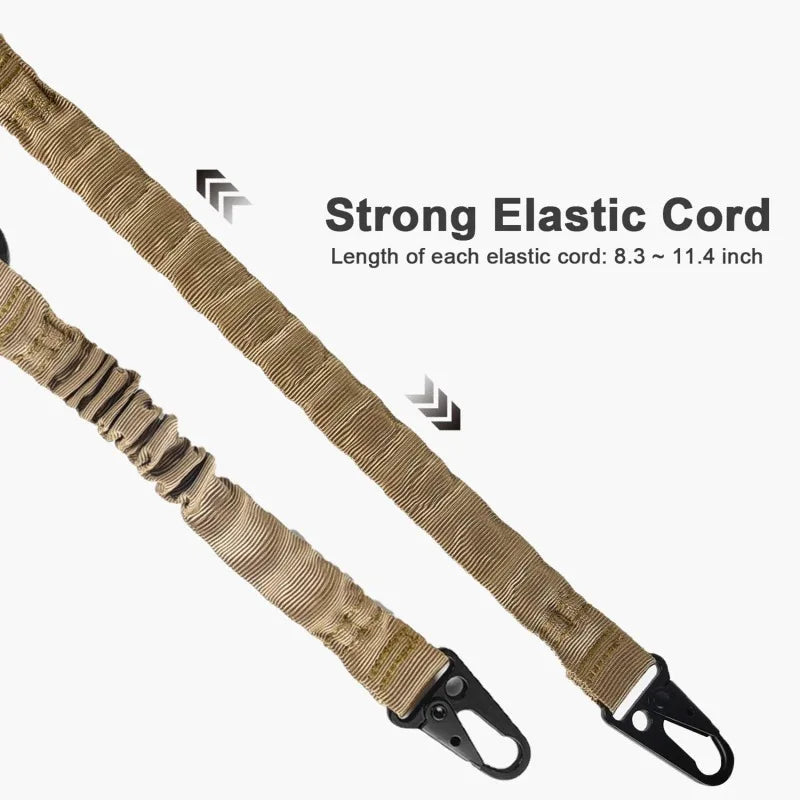 Tactical 3 Point Rifle Sling - AR15 Shotgun Airsoft Gun Belt Paintball Military Shooting Hunting Adjustable Strap