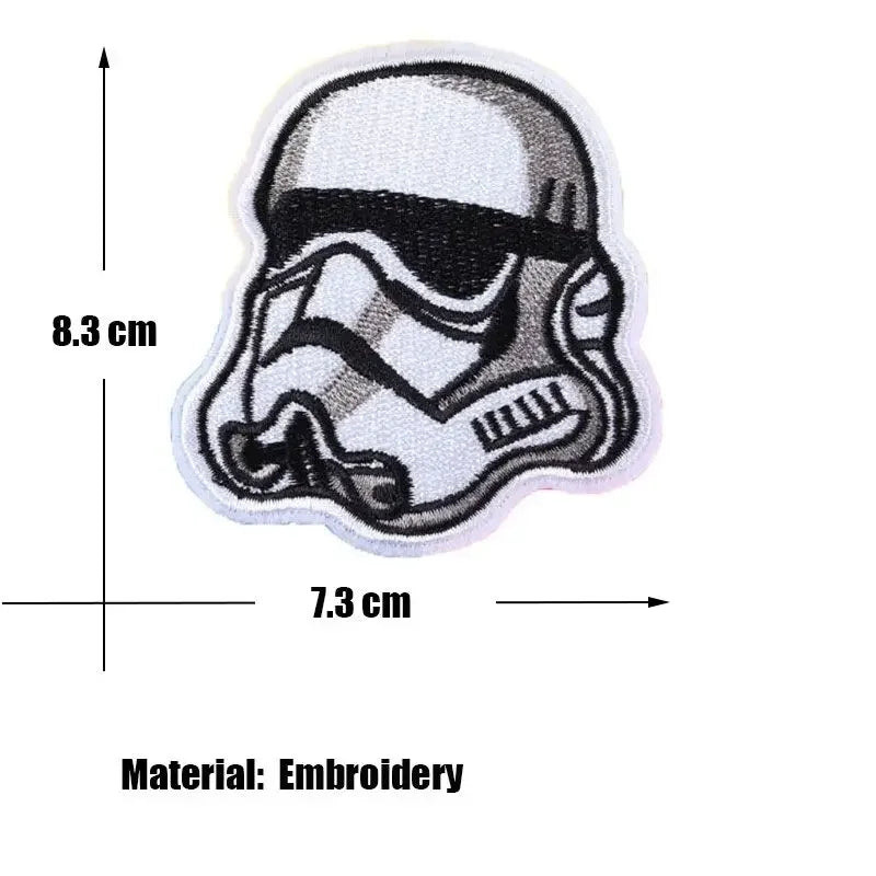 Star Wars Mandalorian Jedi Knight Badge Anime Cartoon Embroidery Fashion Velcro Tactical Clothing Patch Accessories Gift